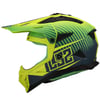 LS2 FAST 2 DUCK KROS KASK YEŞİL-NEON SARI