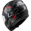 LS2 RAPID 2 CIRCLE MAT SİYAH-KIRMIZI KASK