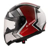 LS2 RAPID 2 EXTRA BEYAZ-KIRMIZI KASK