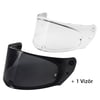 LS2 RAPID 2 R MAT SİYAH MOTOSİKLET KASKI SİYAH VE ŞEFFAF VİZÖR + SPOİLER