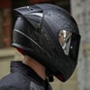 Ls2 Rapıd 2 Race Crypt Mat Siyah Kask (İridyum Gri Vizör + Spoiler)