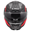 LS2 SCOPE 2 DURIA MAT SİYAH-KIRMIZI KASK