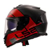 LS2 STORM 2 EPIC SİYAH-KIRMIZI KASK