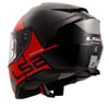 LS2 STORM 2 EPIC SİYAH-KIRMIZI KASK