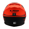 LS2 STORM 2 FIST MAT TURUNCU-SİYAH KAPALI KASK FULL FACE