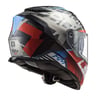 LS2 STORM 2 SPRINTER MAT SİYAH-KIRMIZI-TITANIUM KASK