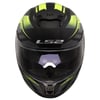 LS2 STREAM 2 FURY MAT SİYAH-GRİ-NEON SARI KAPALI KASK FULL FACE