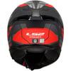 LS2 STREAM 2 ROAD MAT SİYAH-TITANIUM-KIRMIZI KASK