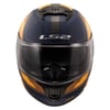 LS2 STREAM 2 VINTAGE MAT NAVY MAVİ-TURUNCU-KAHVERENGİ KASK
