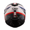 LS2 STROBE 2 MONZA SİYAH-BEYAZ-KIRMIZI KASK