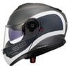 LS2 STROBE 2 VICTORY MAT GRİ-MAVİ-KUM KASK