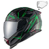 NEXX X.WST 3 B-SIDE SİYAH YEŞİL KASK