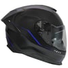 NEXX Y.100R REACT MAT SİYAH-MAVİ KASK