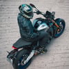 NEXX Y.100R URBANGRAM MAT SİYAH KASK