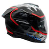 NEXX Y.100R URBANGRAM MAT SİYAH-KIRMIZI KASK