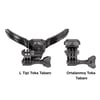 NUKROTECH AKSİYON KAMERA İÇİN KASK MONTAJ SETİ