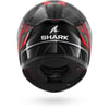 SHARK SKWAL CUP SPEED TECH SİYAH KIRMIZI GRİ KAPALI KASK