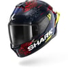 SHARK SKWAL CUP SPEED VIB MAVİ KIRMIZI SARI KAPALI KASK