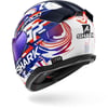 SHARK SKWAL i3 REPLICA ZARCO GP DE FRANCE BEYAZ MOR MAVİ KAPALI KASK
