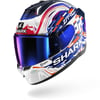 SHARK SKWAL i3 REPLICA ZARCO GP DE FRANCE BEYAZ MOR MAVİ KAPALI KASK