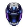 SHARK SKWAL İ3 RHAD MAVİ KROM GÜMÜŞ KAPALI KASK