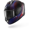 SHARK SKWAL İ3 SPEED TECH MAT SİYAH KIRMIZI MAVİ KAPALI KASK