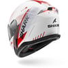 SHARK SKWAL İ3 SPEED TECH WHITE RED BLACK
