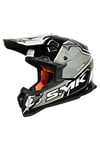 SMK ALLTERRA S01 MAVERIX CROSS KASK GRİ SİYAH