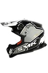 SMK ALLTERRA S01 MAVERIX CROSS KASK GRİ SİYAH