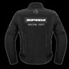 SPIDI MOTOJOY TEKSTİL CEKET SİYAH BEYAZ