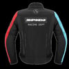 SPIDI MOTOJOY TEKSTİL CEKET SİYAH MAVİ KIRMIZI