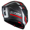 SUOMY TRACK-1 KASK NINETY SEVEN GUN METAL-RED