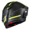 SUOMY TRACK-1 KASK NINETY SEVEN GUN METAL-YELLOW