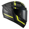 SUOMY TRACK-1 KASK NINETY SEVEN GUN METAL-YELLOW