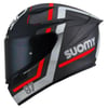 SUOMY TRACK-1 KASK NINETY SEVEN GUN METAL-RED