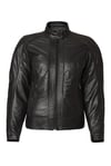 VEXO MOTO DERİ KADIN MONT SİYAH