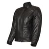 VEXO MOTO SİYAH DERİ KADIN MONT