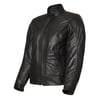 VEXO MOTO SİYAH DERİ KADIN MONT