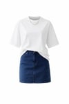 BİSİKLET YAKA BASIC KADIN T-SHIRT