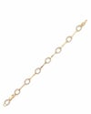 Liora Oval Zirkon Taşlı Altın Bileklik