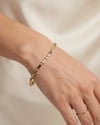 Liora Renkli Taşlar Altın Bileklik