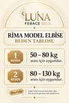 Kadın Bej Mısır Medine İpeği Rima Elbise Ferace