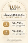 Kadın Kiremit Mısır Medine İpeği Liva Elbise Ferace
