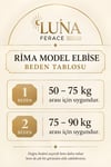Kadın Mürdüm Mısır Medine İpeği Rima Elbise Ferace