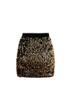 Gold Mini Skirt