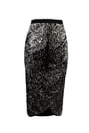 Silver Sequin Skirt