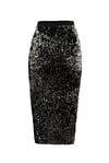 Silver Sequin Skirt