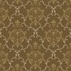 Altın Kahve Klasik Sarmaşık Damask Motifli Duvar Kağıdı 8527-7