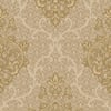Krem Gold Klasik Sarmaşık Damask Motifli Duvar Kağıdı 8527-8