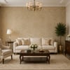 Krem Gold Klasik Sarmaşık Damask Motifli Duvar Kağıdı 8527-8
